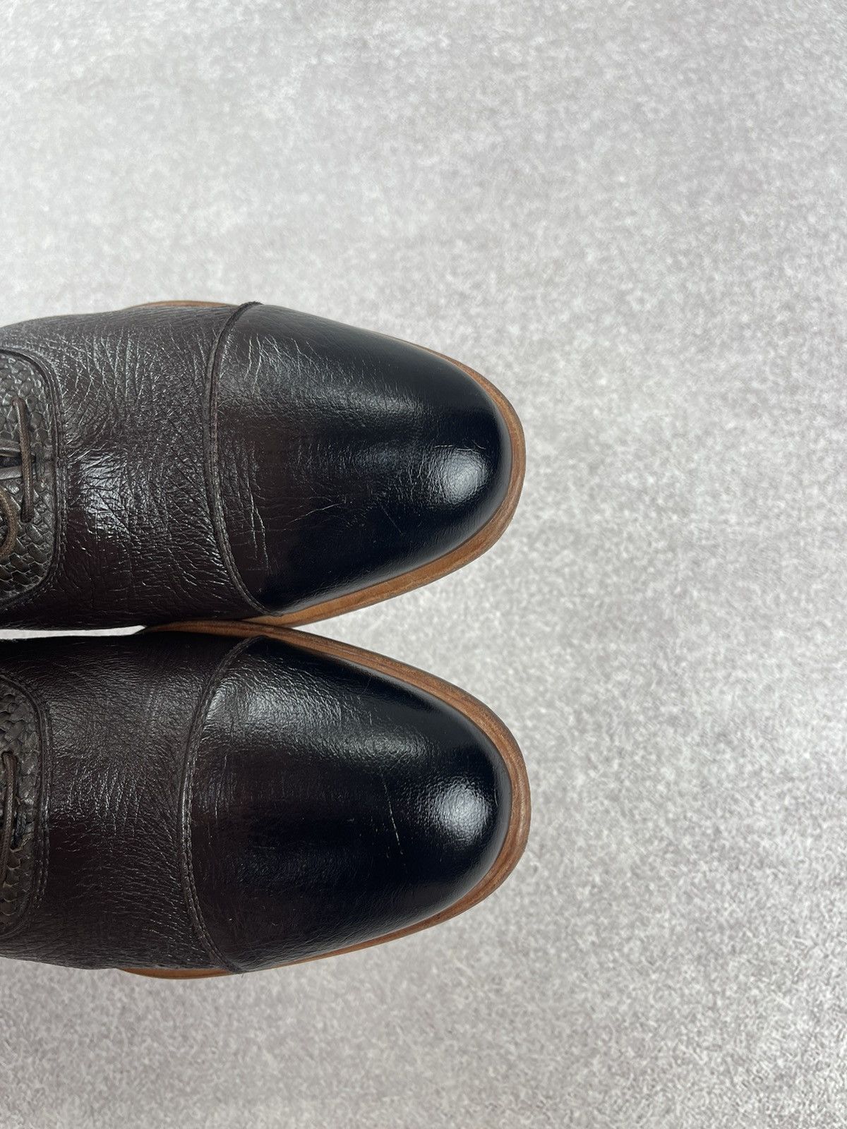 Moreschi Moreschi Leather Brown Derby Classic Shoes Size US 10 / EU 43 - 12 Thumbnail