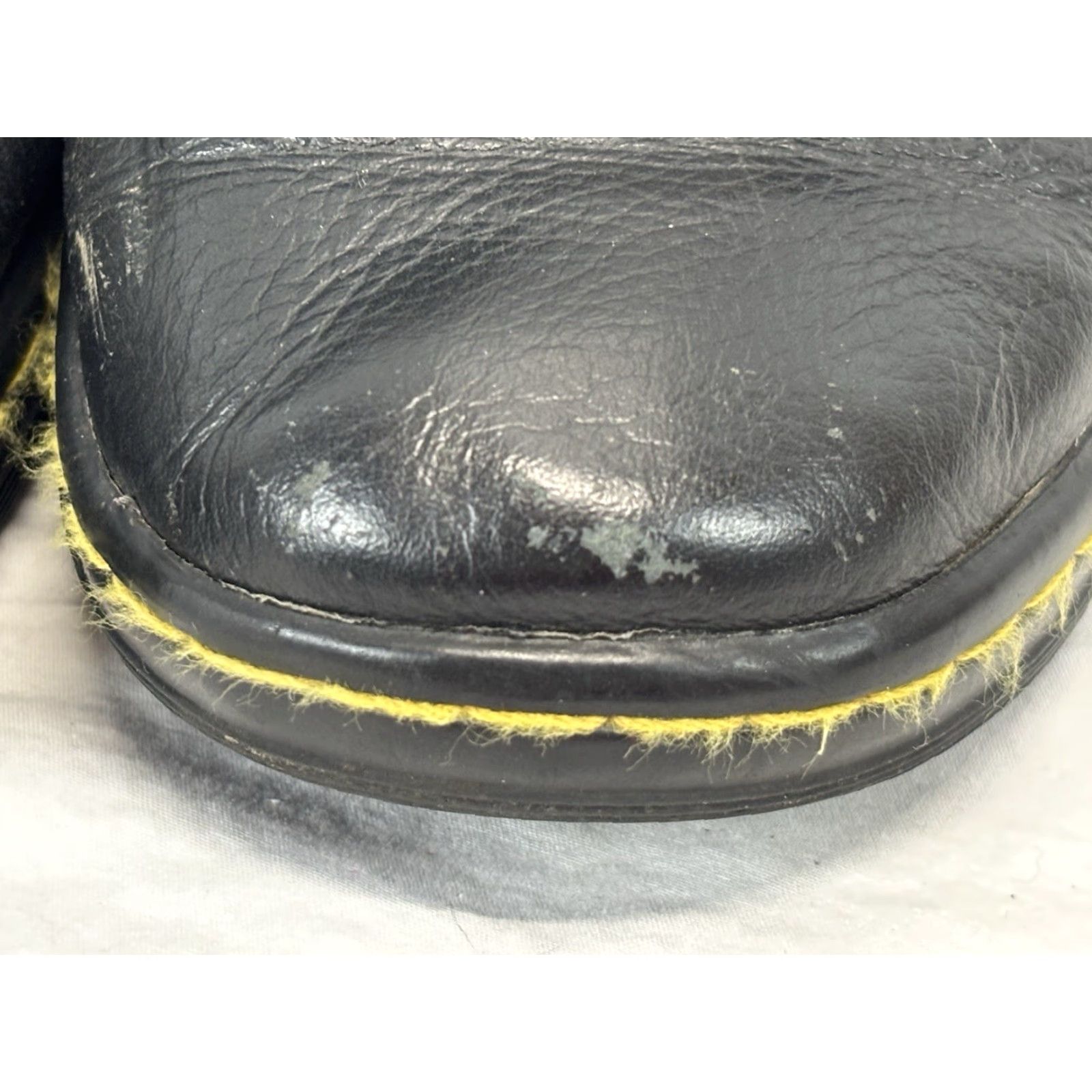 Dr. Martens Dr. Martens Leyton Women’s Ankle Boots Black NO Laces US 6 EU 37 Leather Rubber Flat 90s Boots Womens Size US 4 / IT 34 - 7 Thumbnail