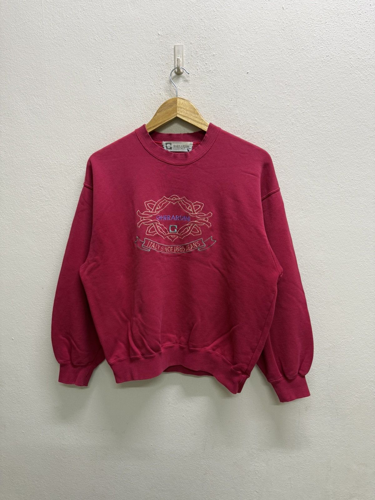 Vintage Vintage 90s Gherardini Italy Embroidery Spellout Sweatshirt Size US S / EU 44-46 / 1 - 17 Thumbnail