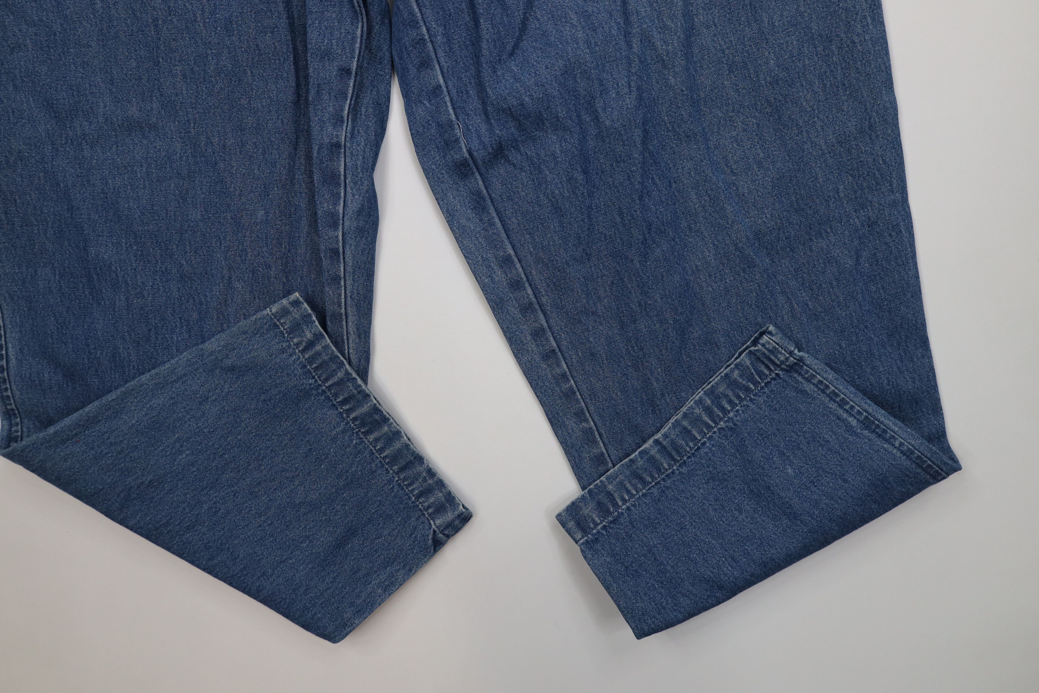 Vintage Vintage 90s Streetwear Relaxed Fit Denim Jeans Blue Cotton Size 40" / US 18 - 5 Thumbnail