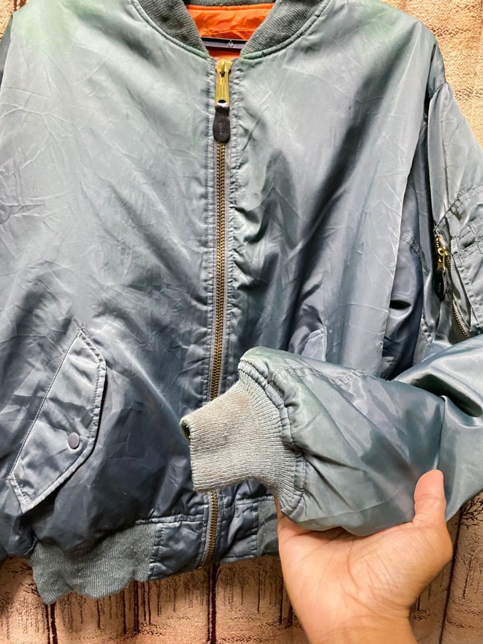 Japanese Brand Jacket Flyers Man intermedate MA 1 Size US L / EU 52-54 / 3 - 4 Thumbnail