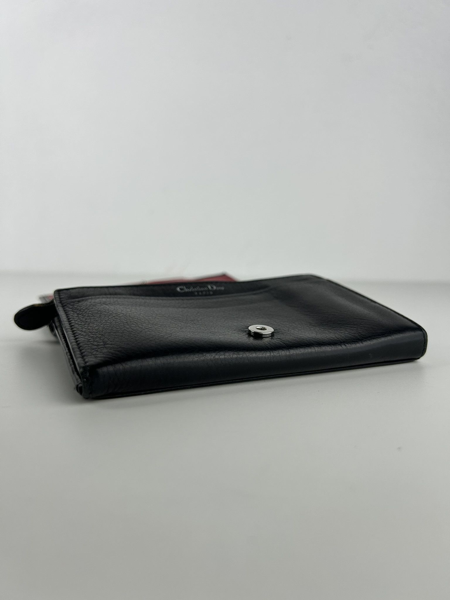 Dior Vintage 90s Dior leather bifold wallet Size ONE SIZE - 10 Thumbnail