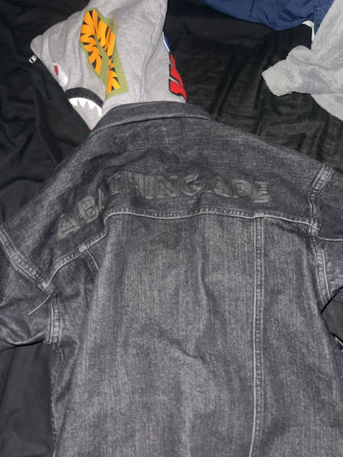 Bape Bape black denim jacket Size US S / EU 44-46 / 1 - 3 Thumbnail
