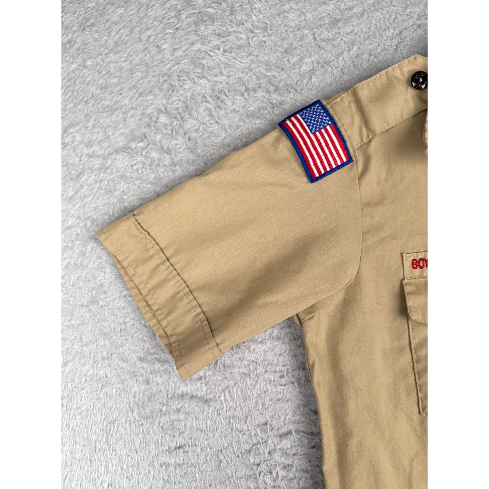 Vintage VINTAGE Boy Scouts of America Shirt Women Medium Beige Short Sleeve Arizona USA Adult M Beige Shirt Boys Scouts 90s Womens Size M / US 6-8 / IT 42-44 - 4 Thumbnail