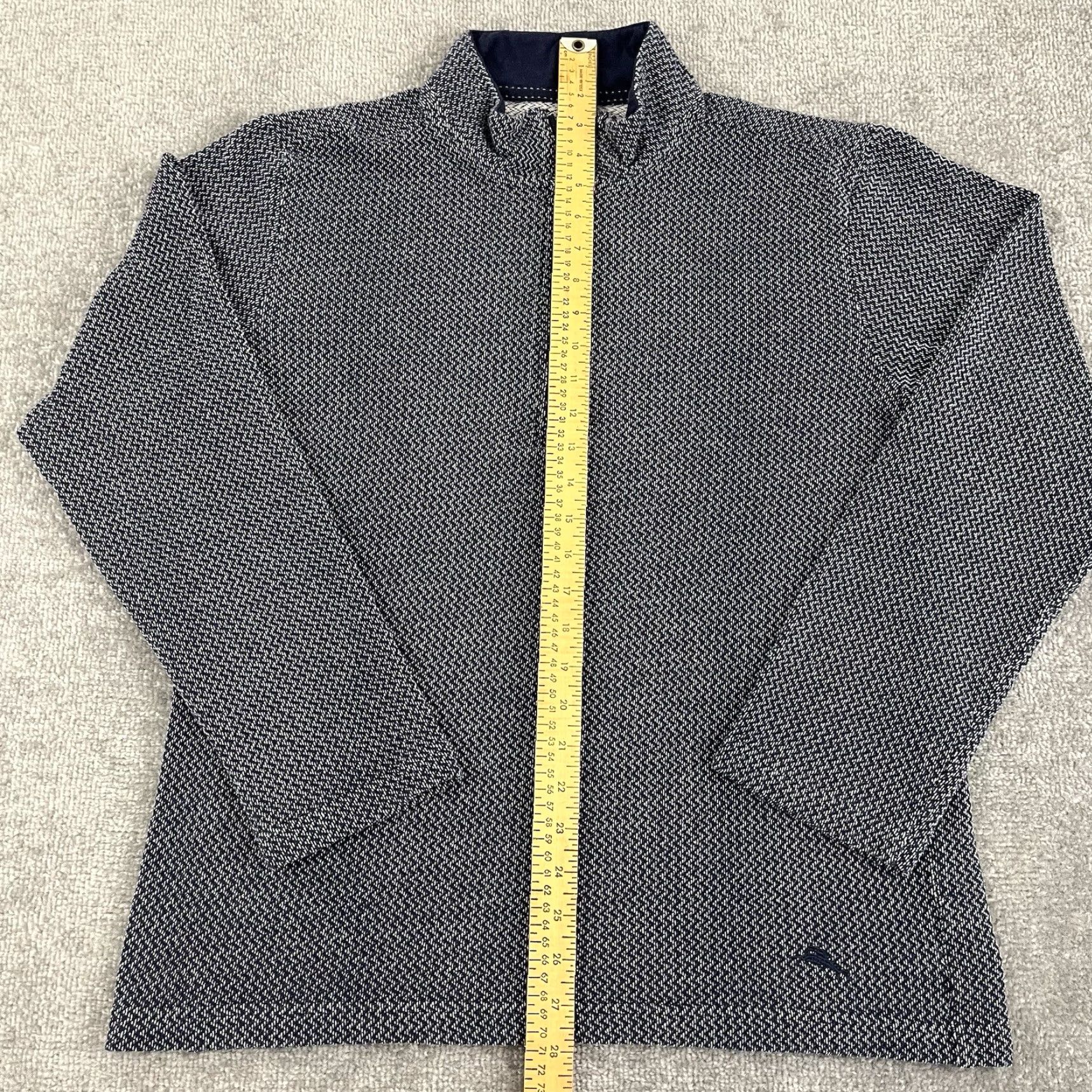Tommy Bahama TOMMY BAHAMA Sweater Mens Blue Medium 1/4 Zip Knit Pullover Beach Preppy Casual Size US M / EU 48-50 / 2 - 4 Thumbnail