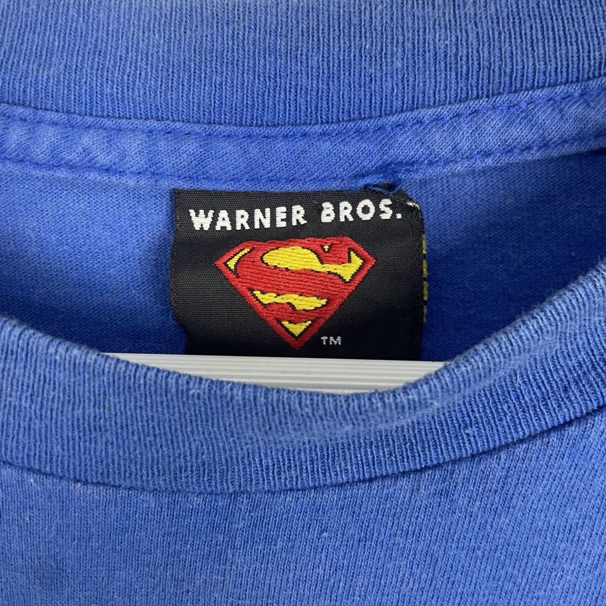 Designer × Vintage VINTAGE 2001 DC Comics Superman Shirt Men Size US L / EU 52-54 / 3 - 7 Thumbnail