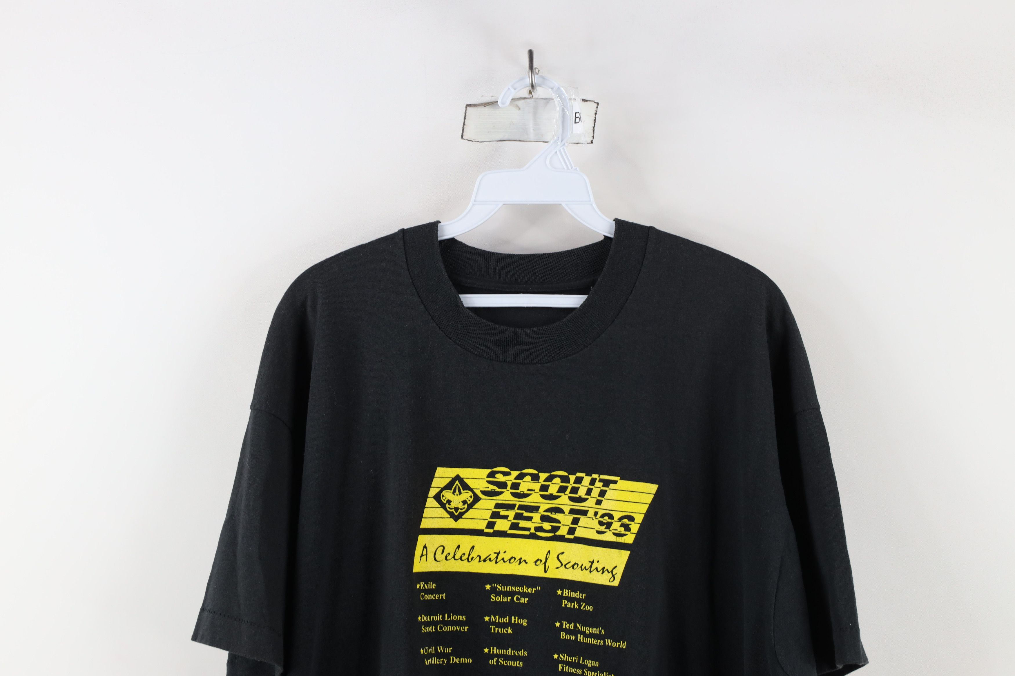 Vintage Vintage 90s Scout Fest Boy Scouts of America T-Shirt USA Size US XL / EU 56 / 4 - 2 Thumbnail