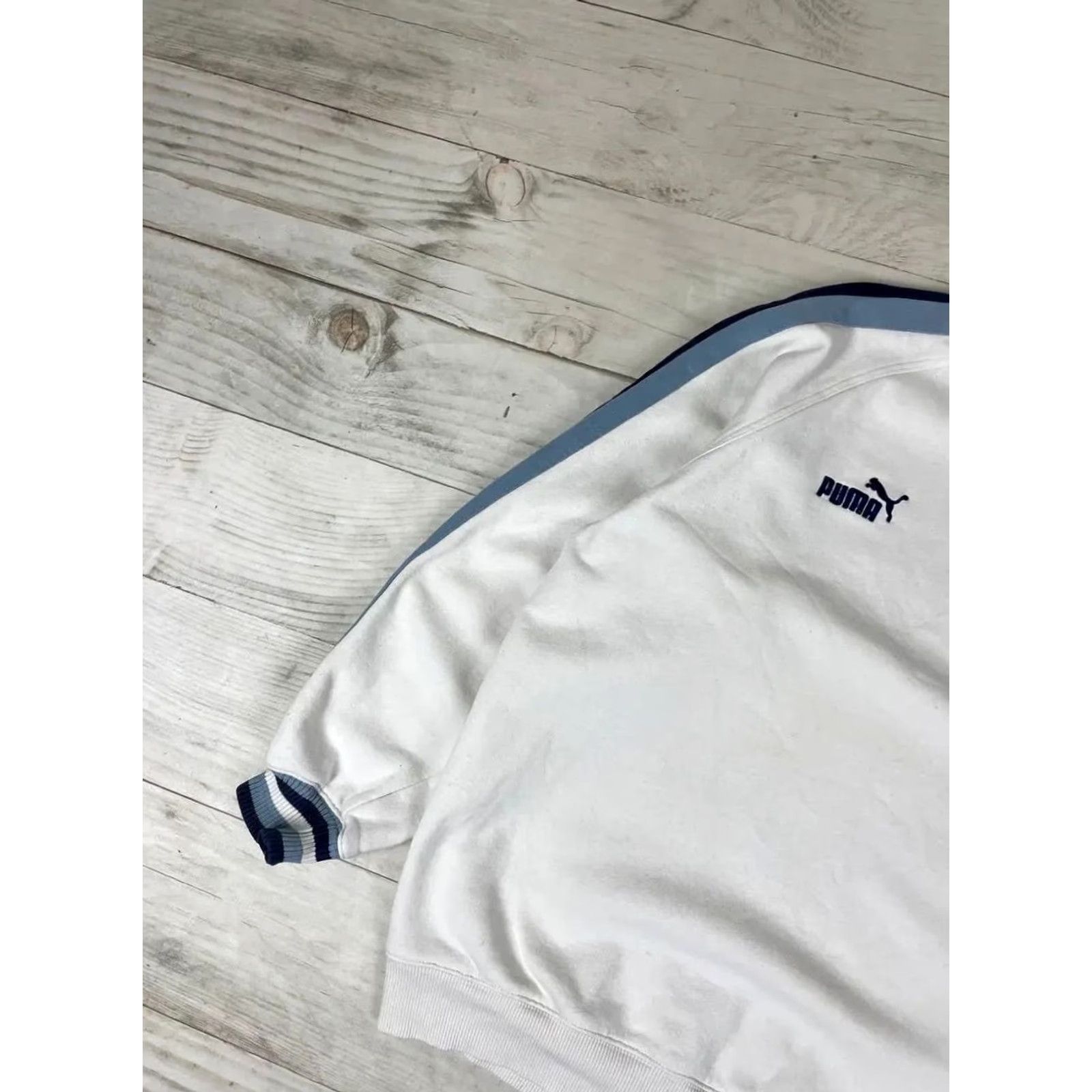 Puma VINTAGE PUMA Italy Sweatshirt Soccer Football Men M White Size US M / EU 48-50 / 2 - 4 Thumbnail