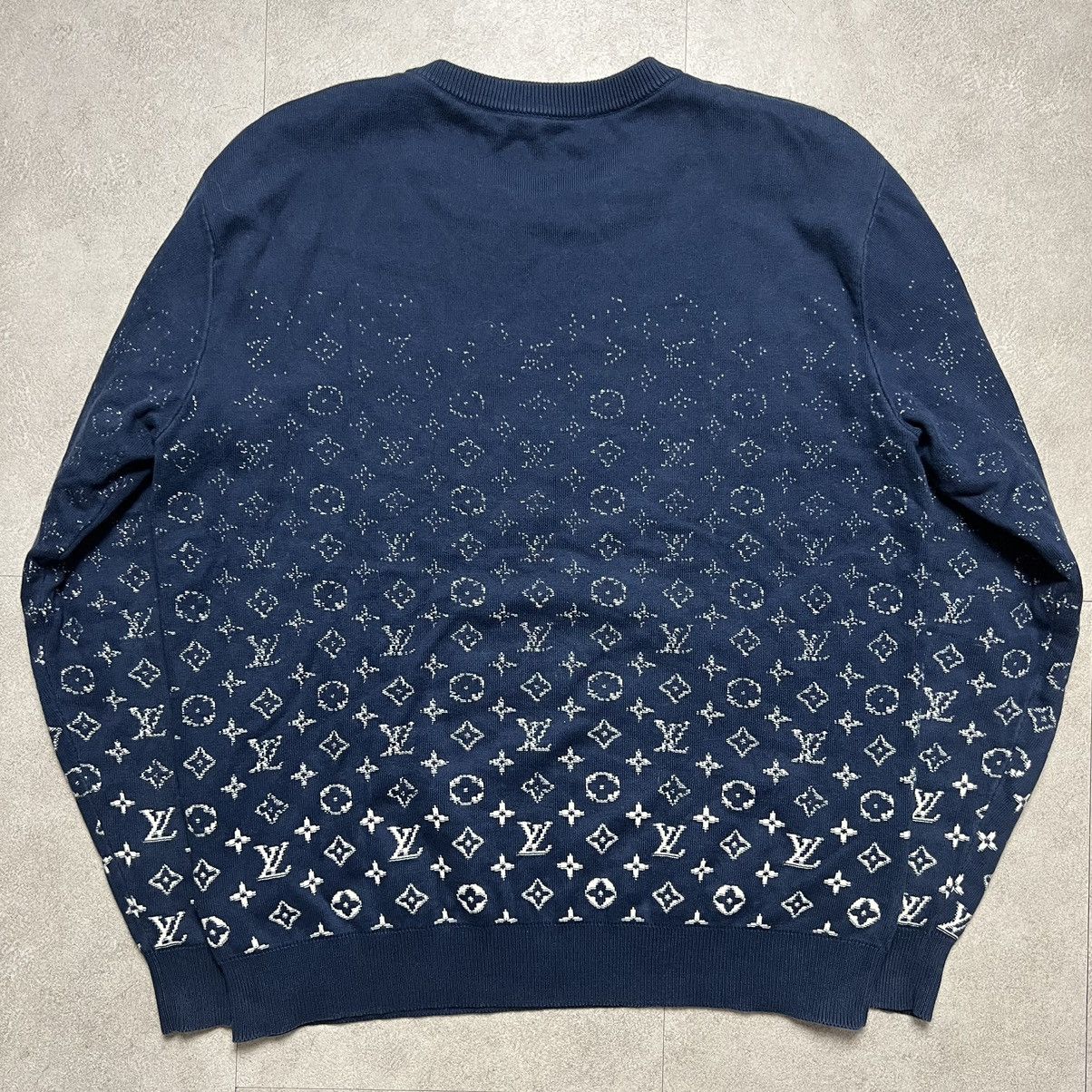 Louis Vuitton Louis Vuitton Gradation Monogram Knit Sweater Size US M / EU 48-50 / 2 - 2 Thumbnail