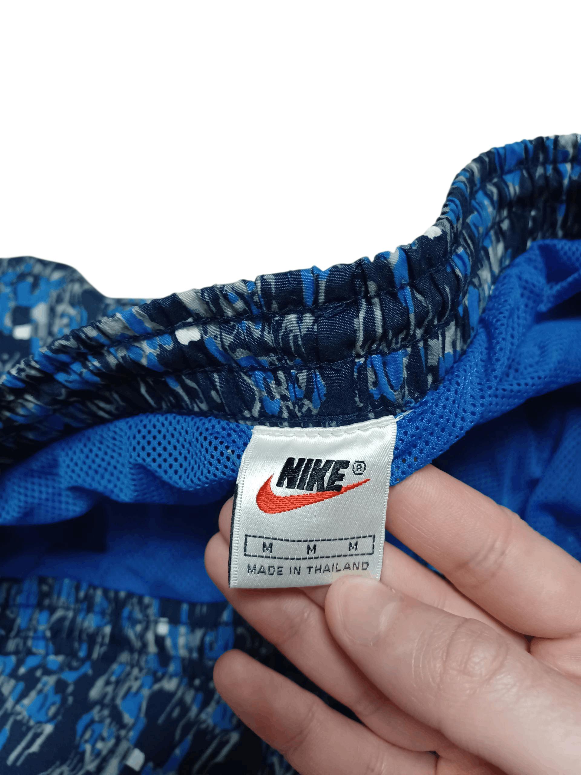 Nike NIKE FIRE VINTAGE 90S NYLON MONOGRAM SUMMER SHORTS Size US 32 / EU 48 - 4 Thumbnail