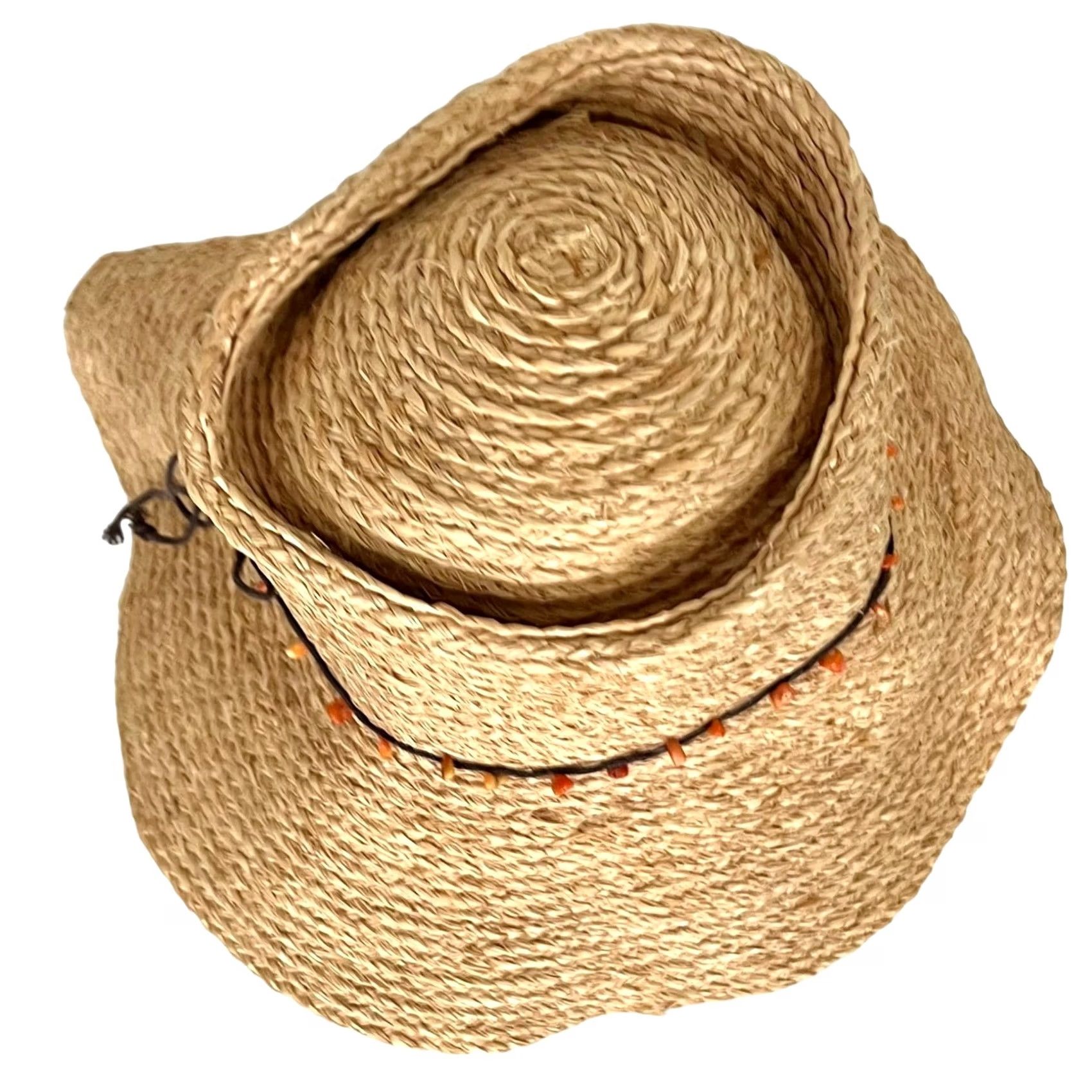 Blair Kooringal Women’s Straw Hat Beige Beaded Band Adjustable Blair Sun Hat Bucket Beaded Adjustable One Size Womens Size ONE SIZE - 7 Thumbnail
