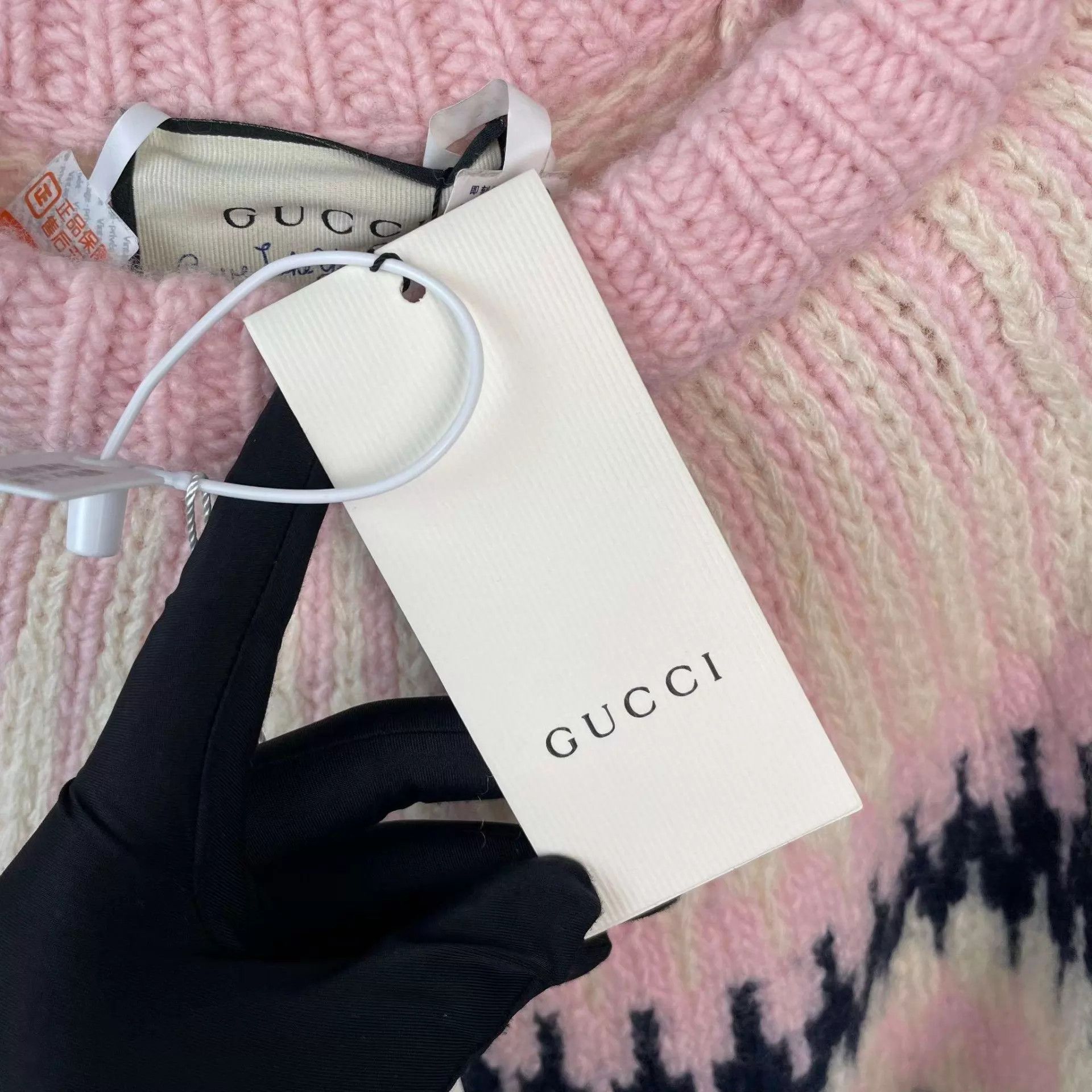Gucci Gucci wool sweater pink M new with tags Size M / US 6-8 / IT 42-44 - 3 Thumbnail