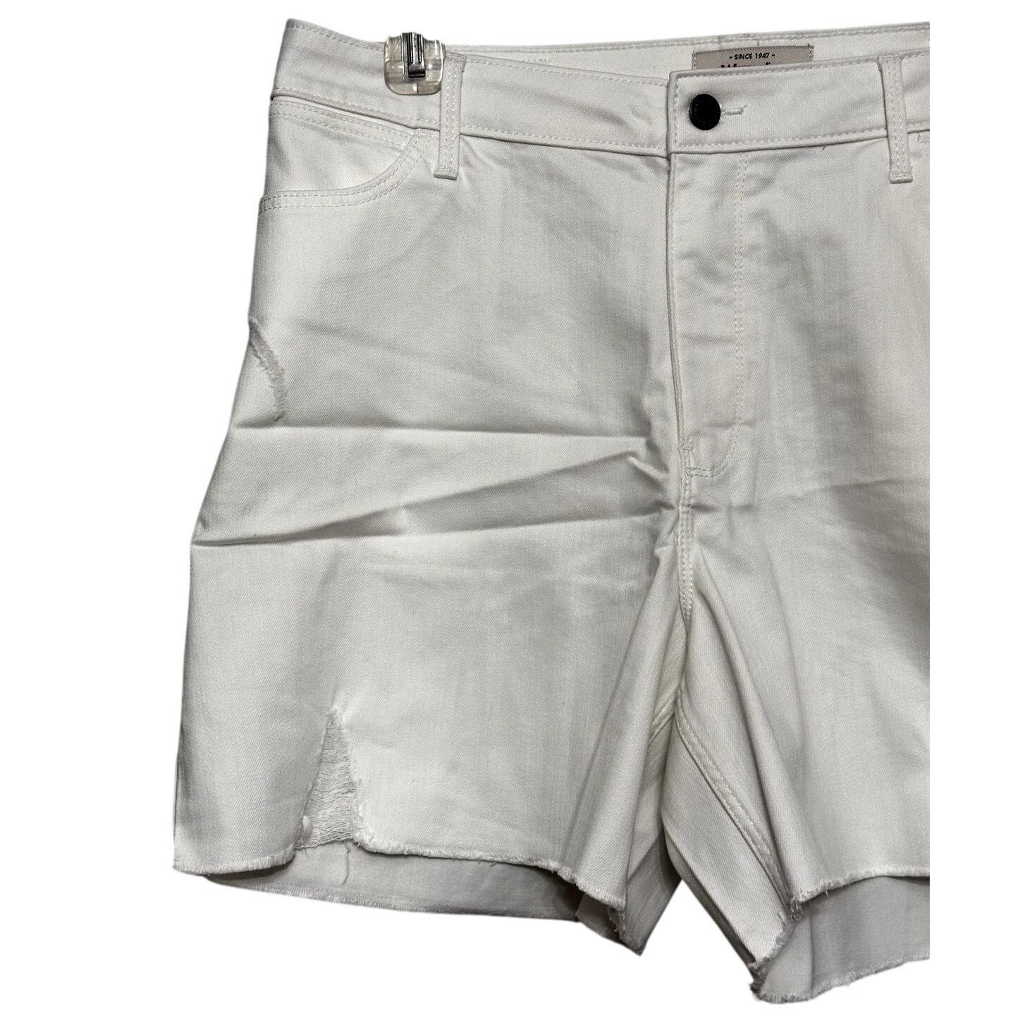 Wrangler Wrangler White 5" Relaxed Fit High Rise Shorts Jorts 14 NWT Size 36" / US 14 / IT 50 - 3 Thumbnail