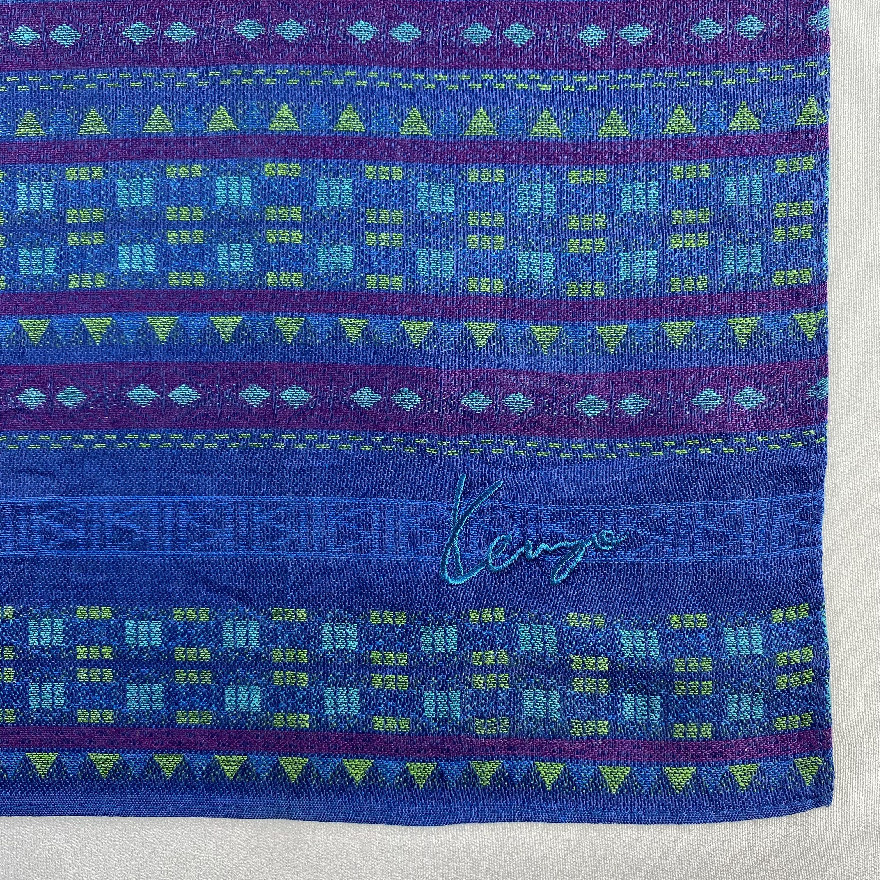 Kenzo × Vintage Kenzo Bandana/ Handkerchief / Neckerchief-P1676 Size ONE SIZE - 3 Thumbnail