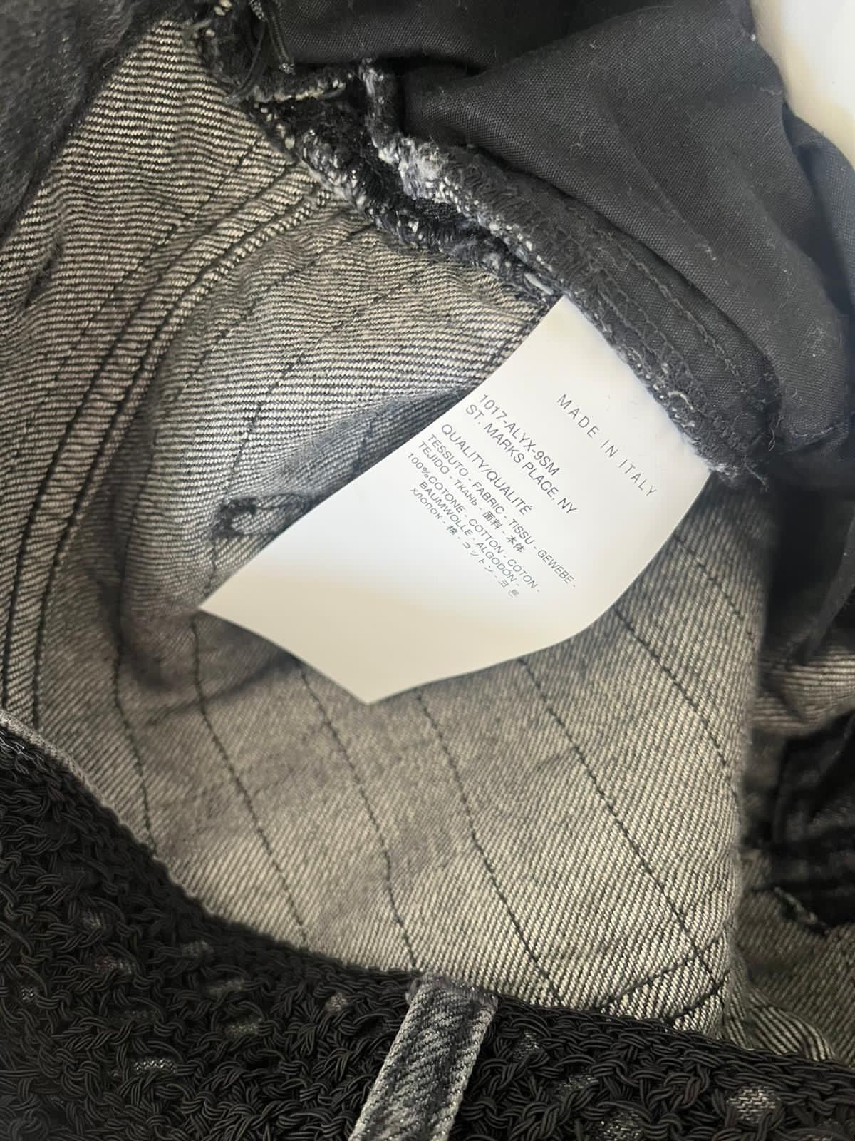 Alyx 6 Pocket Blackmeans Distressed & Frayed Denim in Black Size US 36 / EU 52 - 23 Thumbnail
