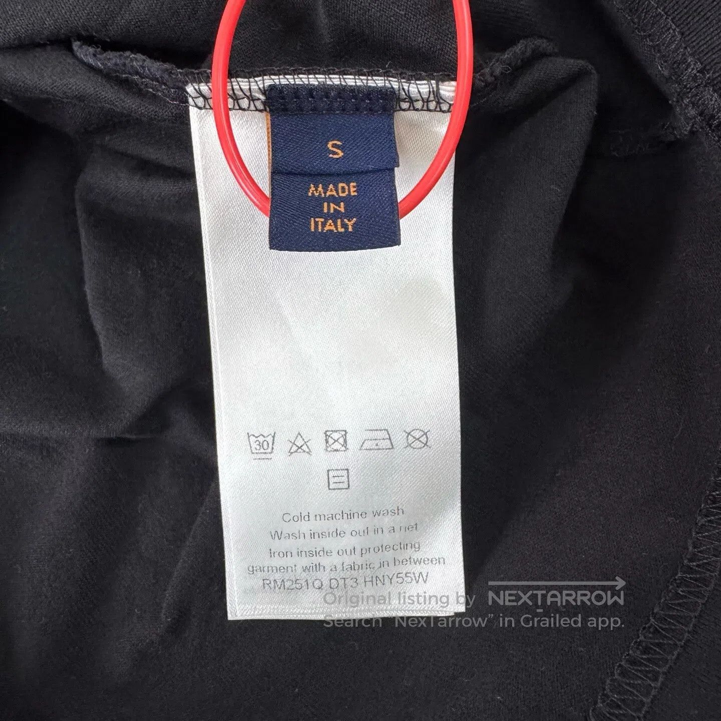 Louis Vuitton Louis Vuitton SS25 Black Short-Sleeved T-shirt with Relief Size US S / EU 44-46 / 1 - 7 Thumbnail
