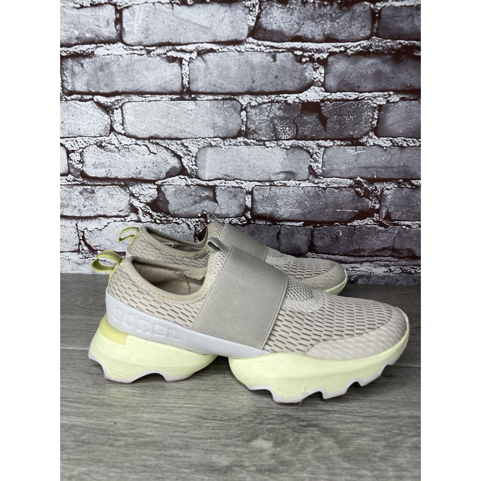 SOREL Sorel Kinetic Impact Strap Beige Mesh Synthetic Slip On Shoe Size US 7 / IT 37 - 11 Thumbnail