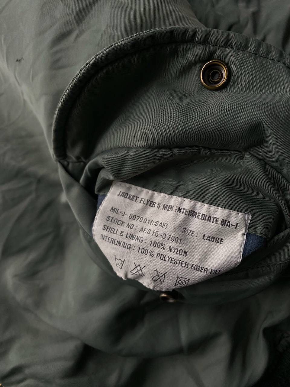 Vintage Vintage MA-1 Flyers Bomber Made in USA Jacket L Size US L / EU 52-54 / 3 - 7 Thumbnail