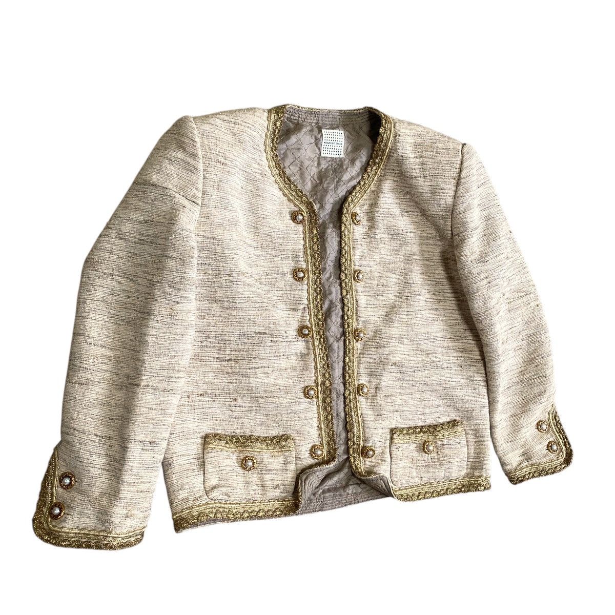 Japanese Brand × Kaneko Isao 💥 90s KANEKO ISAO TWEED JACKET Size S / US 4 / IT 40 - 3 Thumbnail