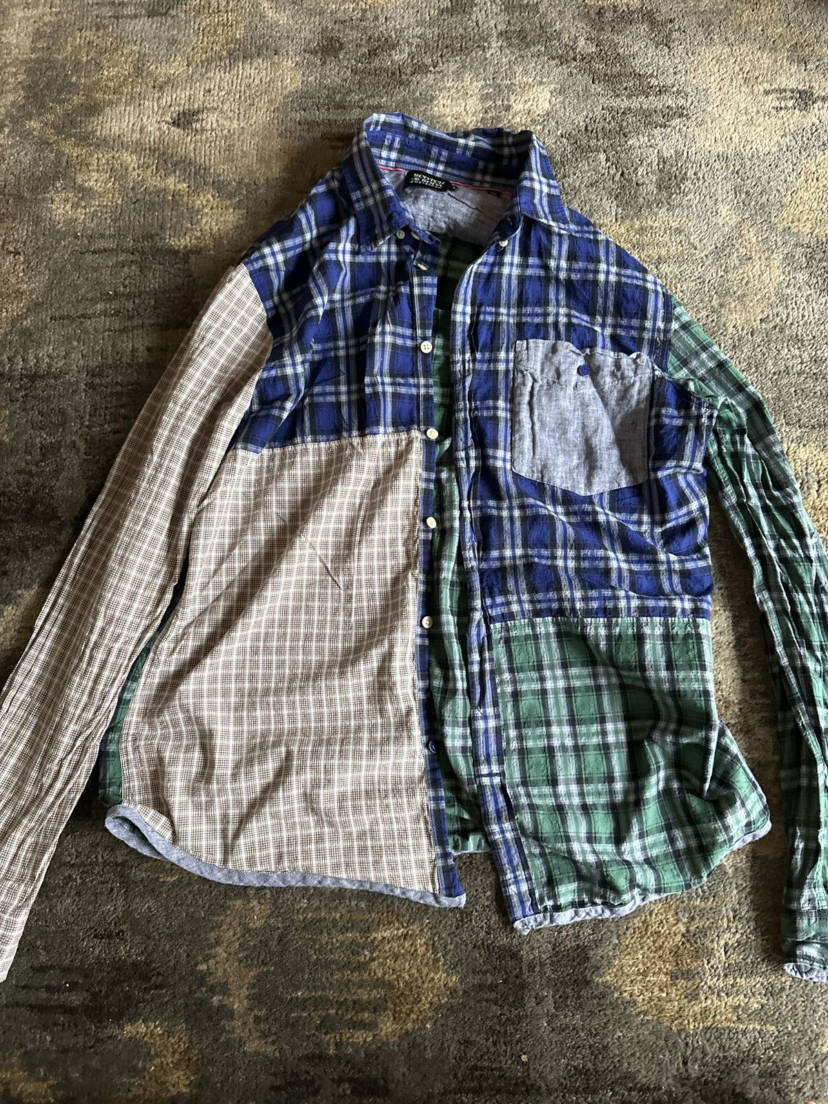 Scotch & Soda Scotch and Soda Frankenstein’d Flannel Size US XL / EU 56 / 4 - 1 Thumbnail