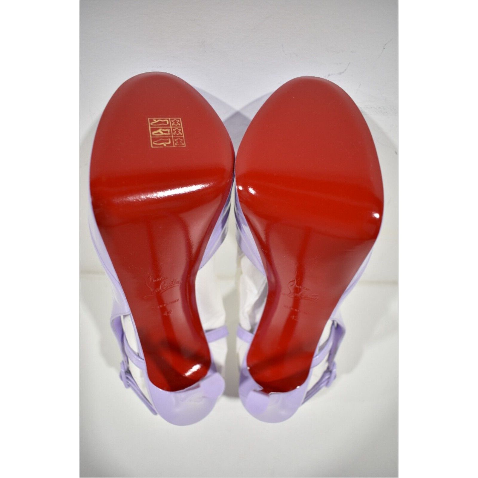 Christian Louboutin So Jenlove Alta 150 Purple Platform Sandal Heel Pump 42 Size US 12 / IT 42 - 11 Thumbnail