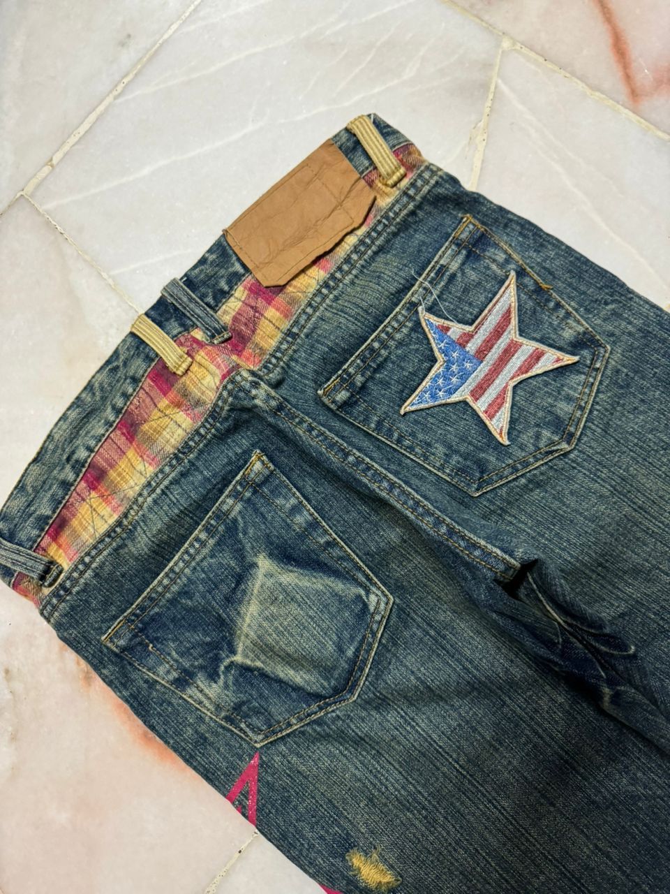 Vintage 💥Insane💥Vintage Japanese Grunge Short ClawMark Distress Size US 30 / EU 46 - 15 Thumbnail