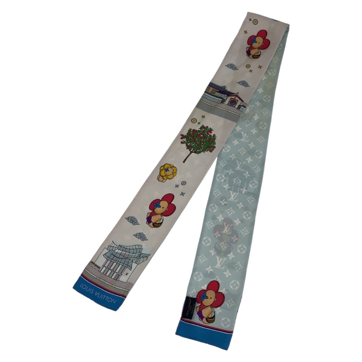 Louis Vuitton Louis Vuitton Louis Vuitton Silk Vivienne Seoul Scarf M77934 Canvas Scarf M77934 in Very Good Condition Size ONE SIZE - 1 Thumbnail