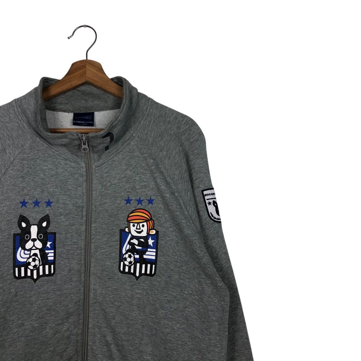 Japanese Brand × Vintage 📌Vintage Zipper Sweater Laundry x Soccer Junky big Logo Size US L / EU 52-54 / 3 - 7 Thumbnail
