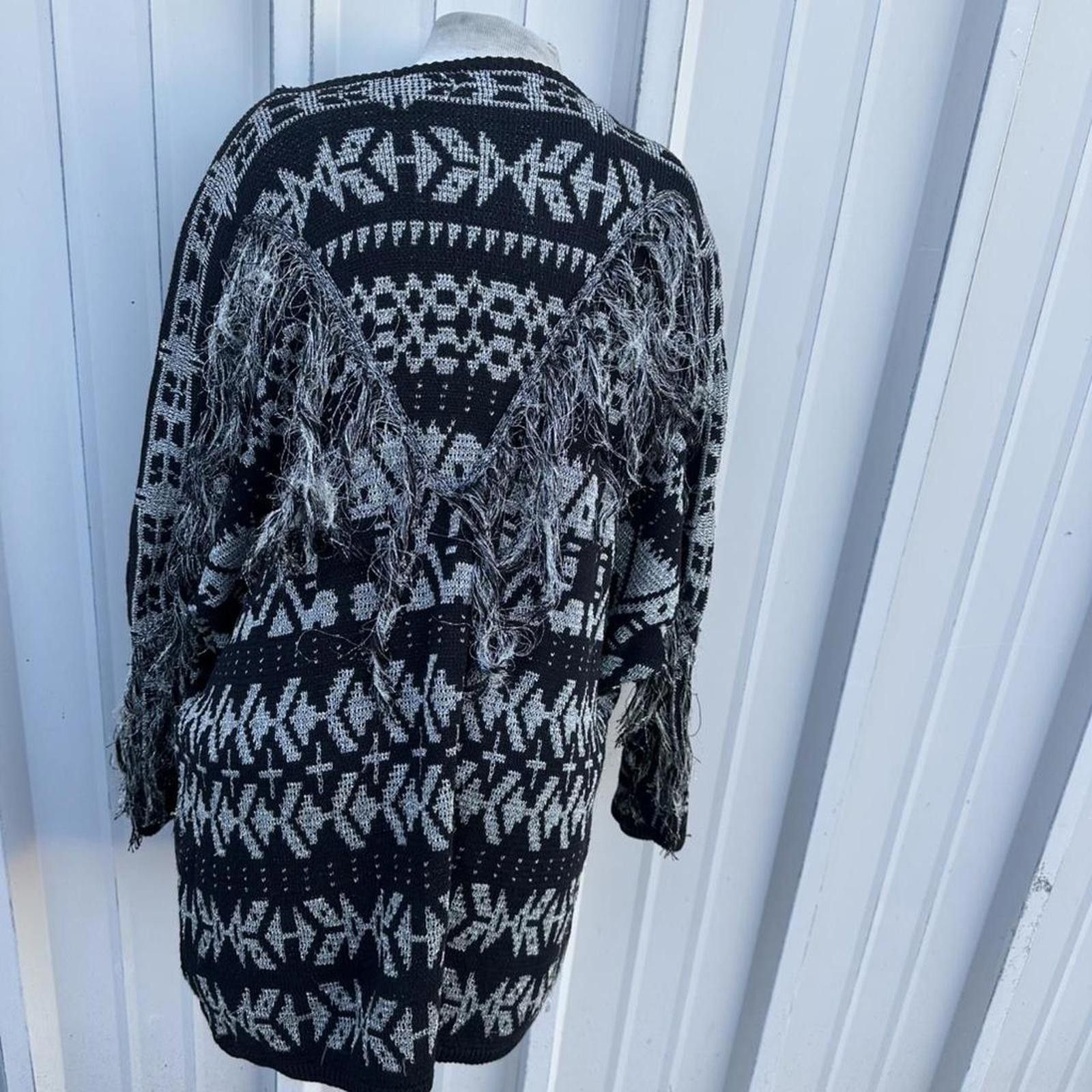 Other Women's Black and Grey Jumper Size L / US 10 / IT 46 - 3 Thumbnail