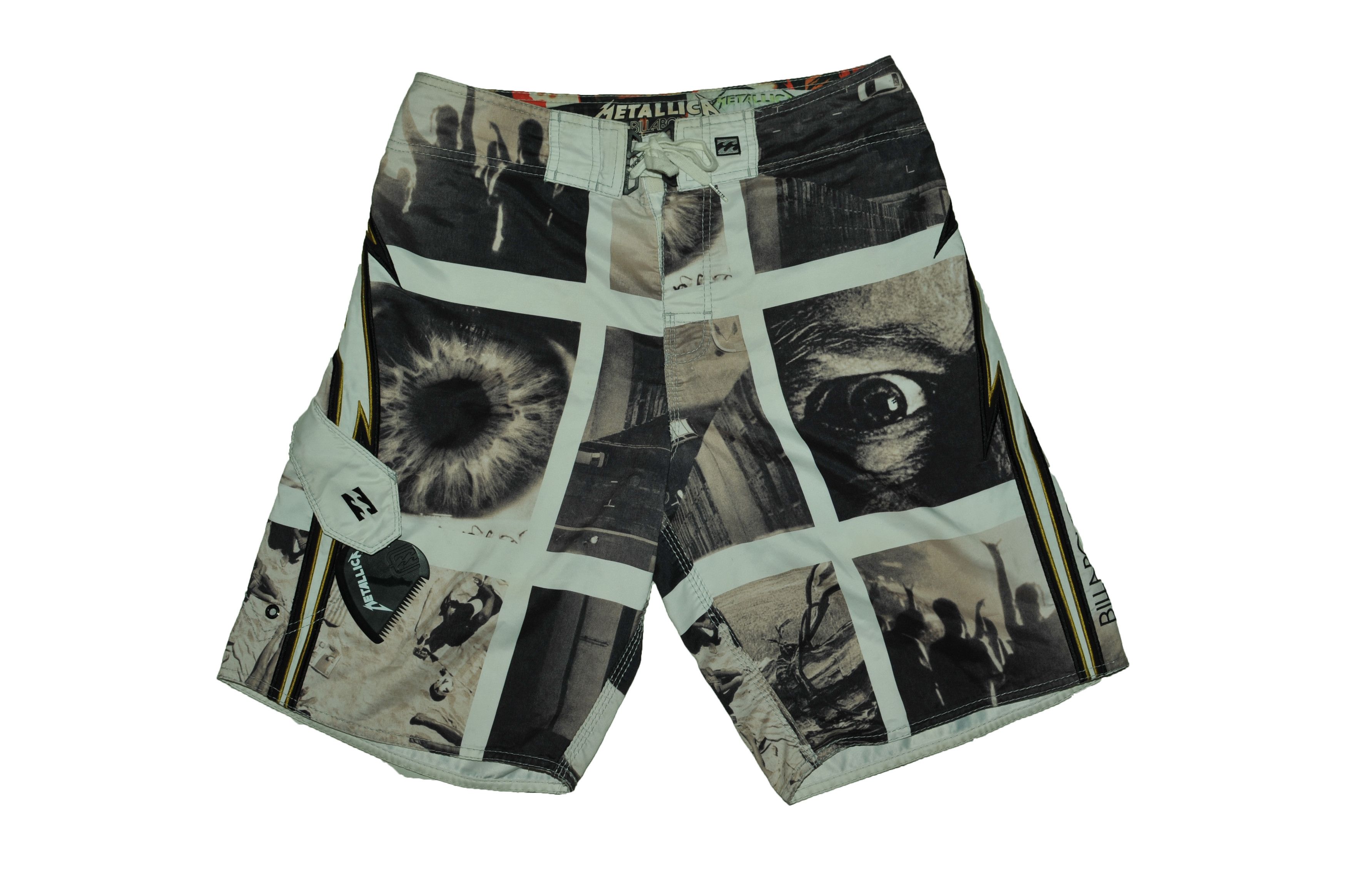 Billabong Metallica x Billabong Swimming Shorts Size US 31 - 1 Thumbnail