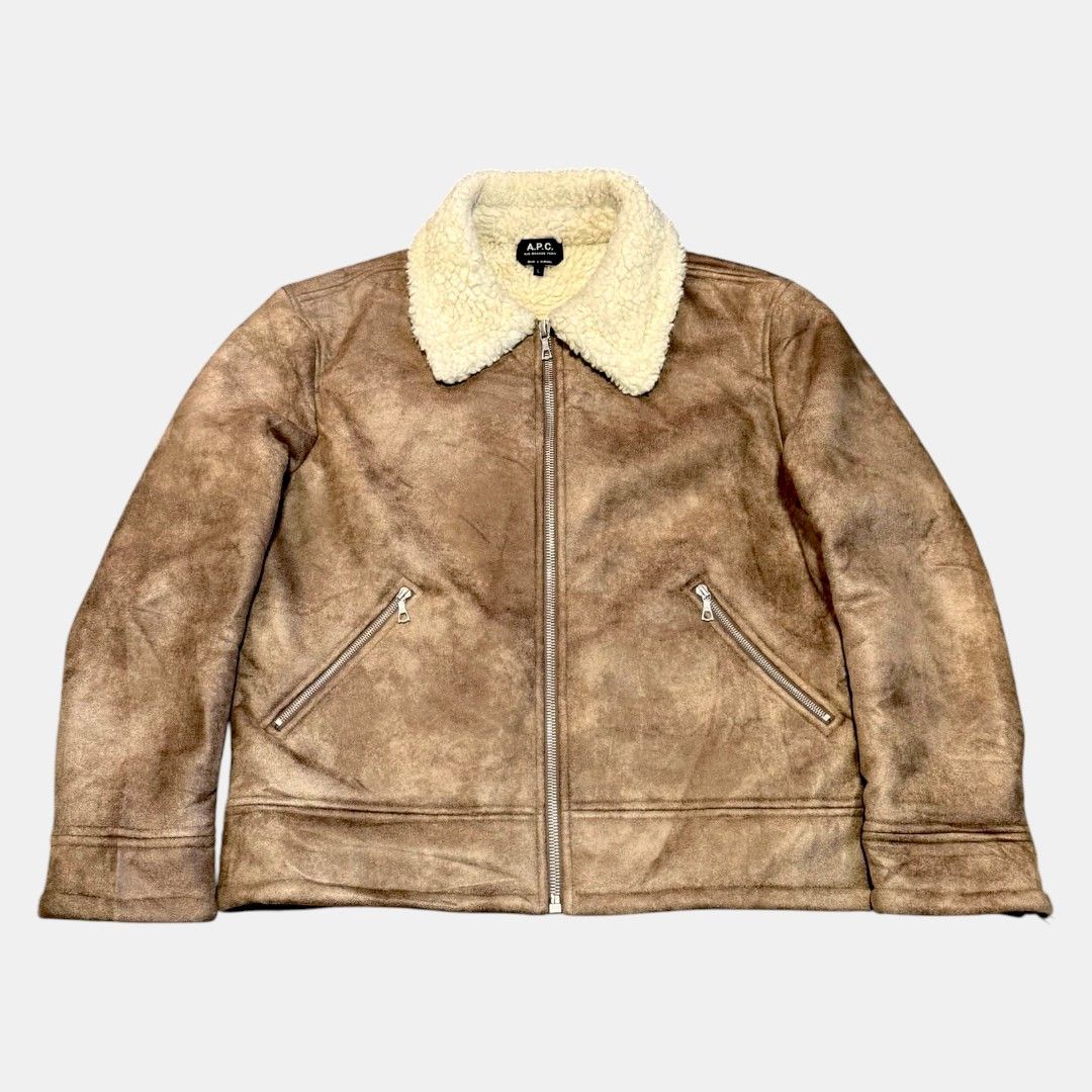 A.P.C. A.P.C. Rue Madame Paris shearling jacket - Fashionella Size US L / EU 52-54 / 3 - 1 Thumbnail