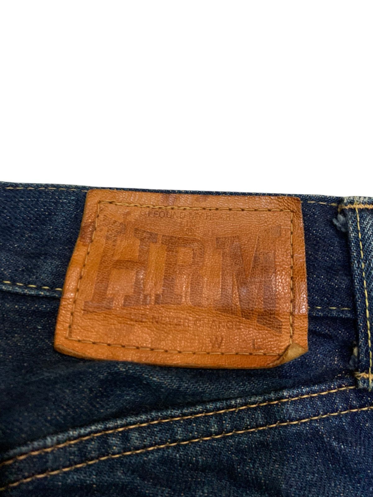 Kapital Vintage Hr Market Selvedge Button fly Faded Distressed Denim Size US 27 - 15 Thumbnail