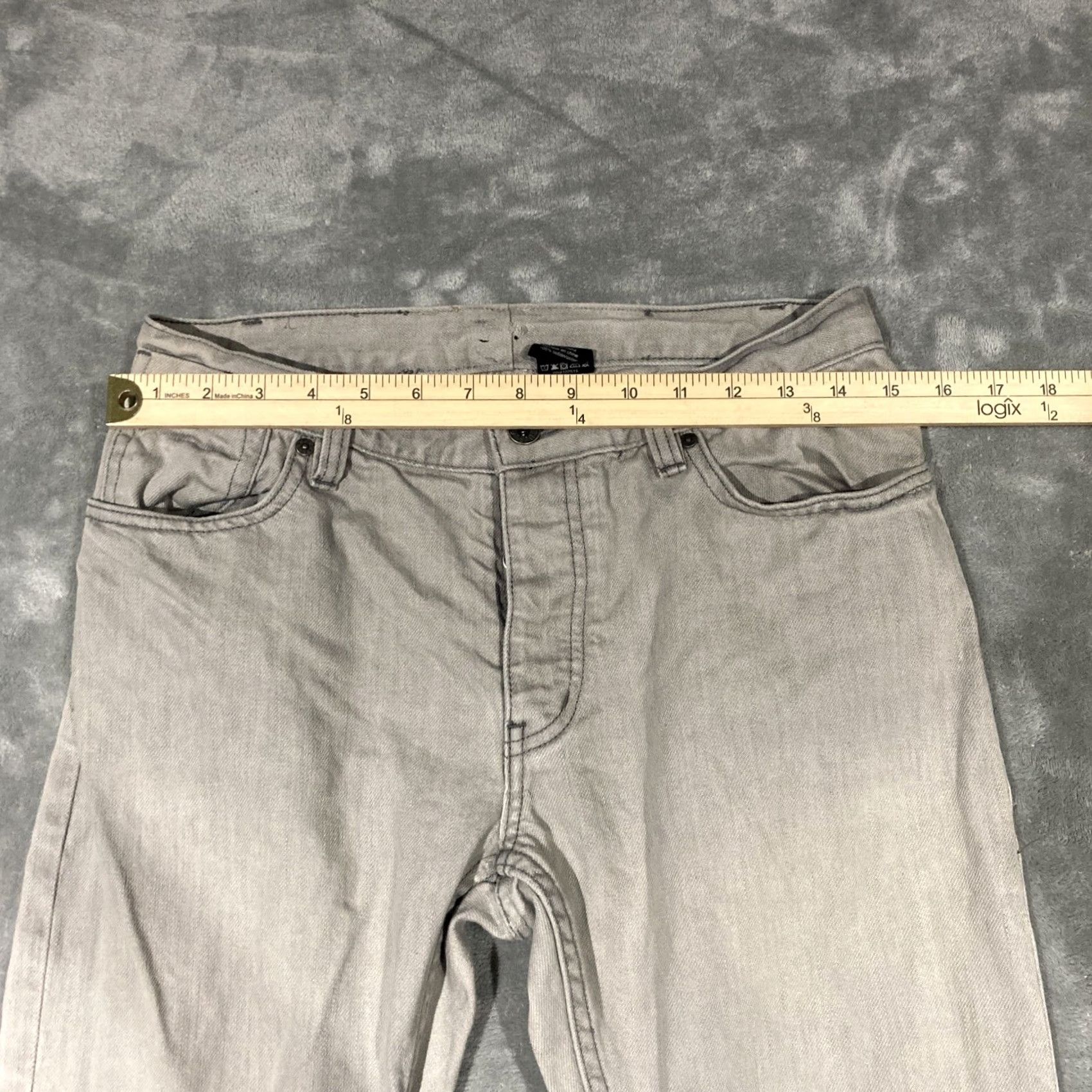John Varvatos John Varvatos USA Bowery Slim Straight Jeans Pants Men’s 30x29 Gray Size US 30 / EU 46 - 2 Thumbnail