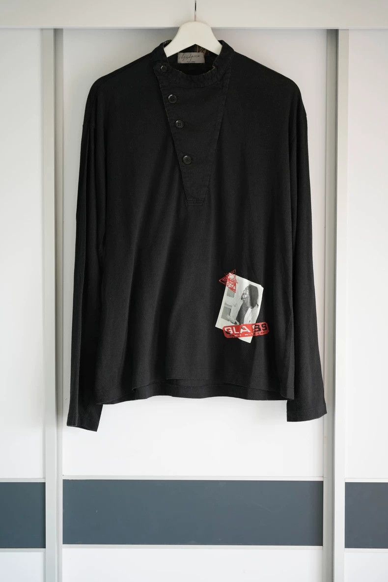 Yohji Yamamoto Yohji Yamamoto 14aw Skull Polaroid Henry Neck Long Sleeve 2 Size US L / EU 52-54 / 3 - 1 Thumbnail