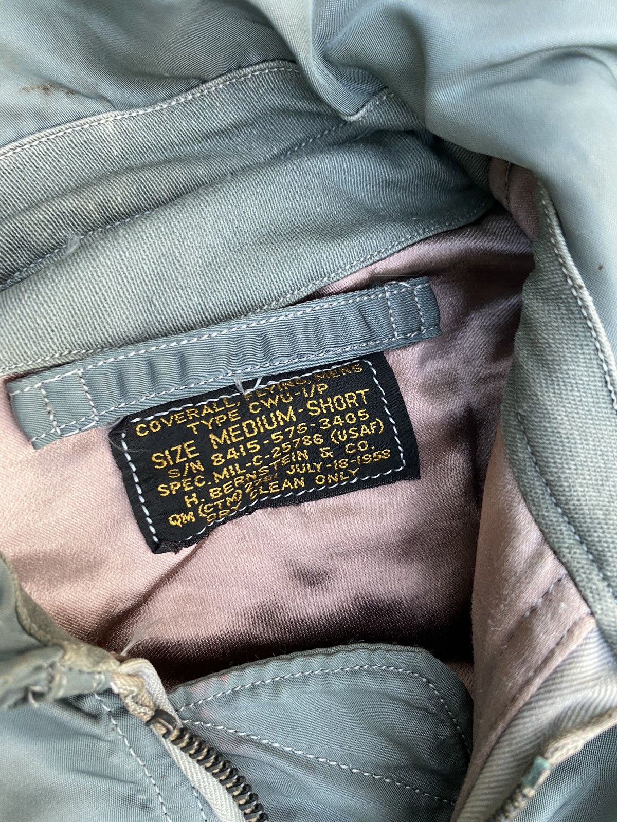Vintage Vintage 1958 military flying AirForce rayonwool suit CWU-I/P Size US 32 / EU 48 - 4 Thumbnail