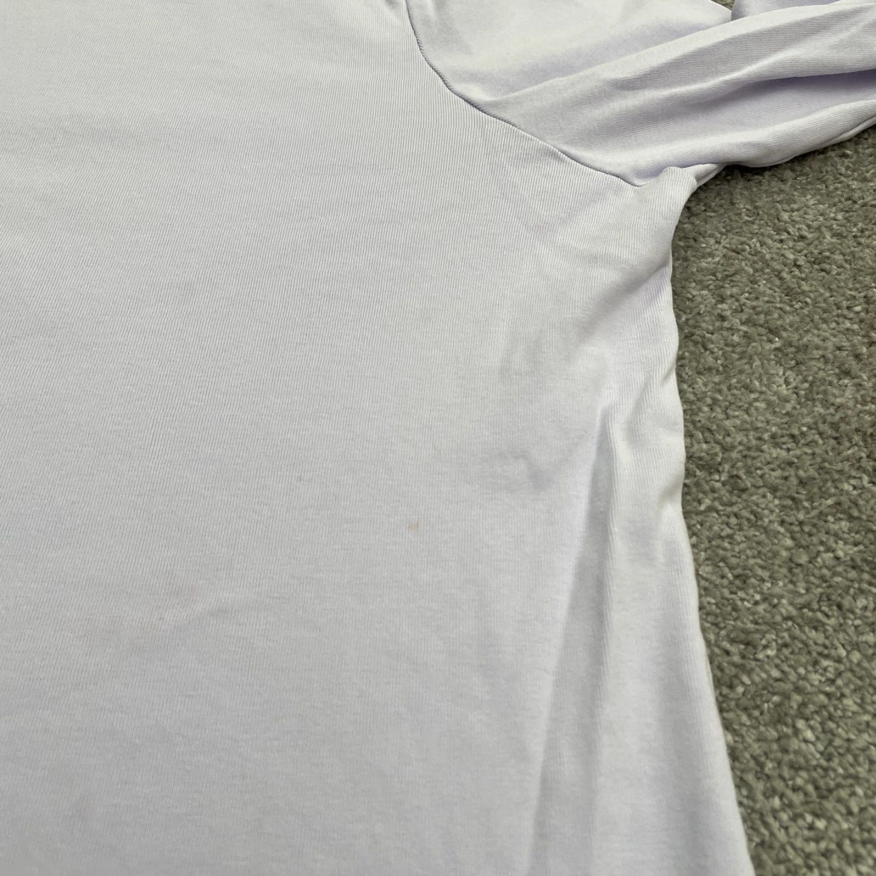 Lands' End Lands' End Basic T-Shirt Womens 2XL Purple Long Sleeve Cotton Crew Neck Casual Size XXL / US 16-18 / IT 52-54 - 7 Thumbnail