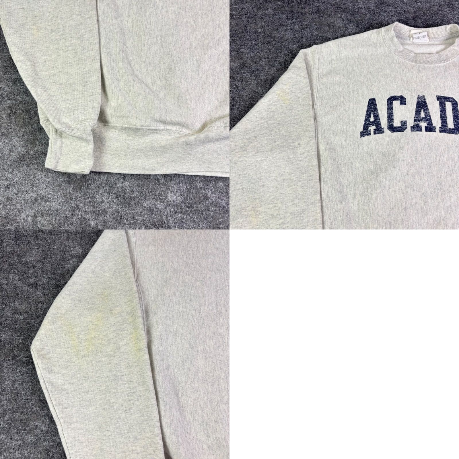 Champion Champion Sweatshirt Gray Mens M Pullover Crew Neck Graphic Print Heavyweight University Size US M / EU 48-50 / 2 - 8 Thumbnail