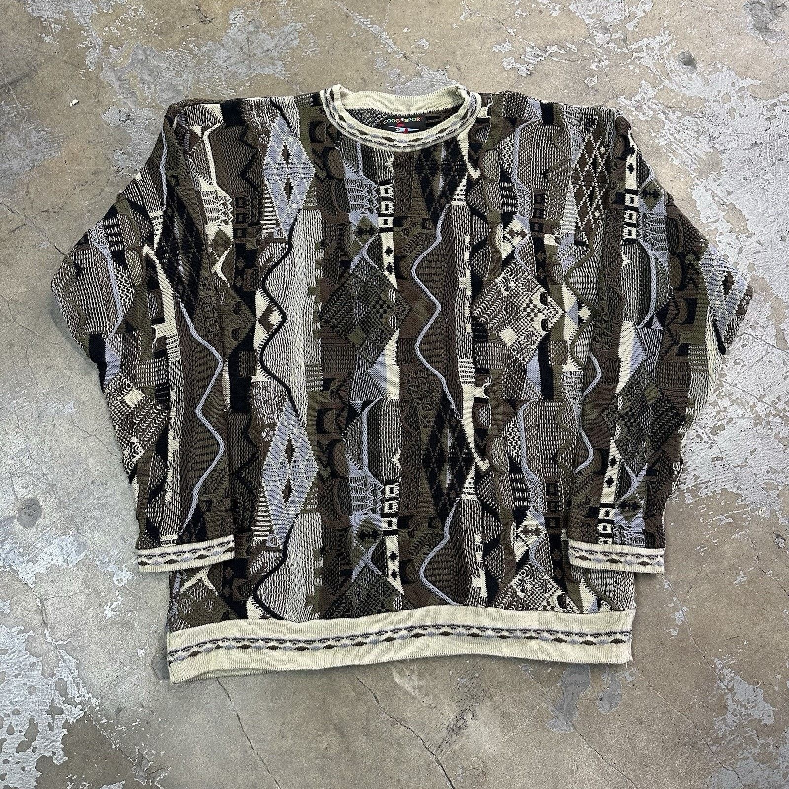 Coogi × Vintage Vintage Coogi Sports Knit Sweater 3XL Men Biggie Smalls Size US XXL / EU 58 / 5 - 1 Thumbnail