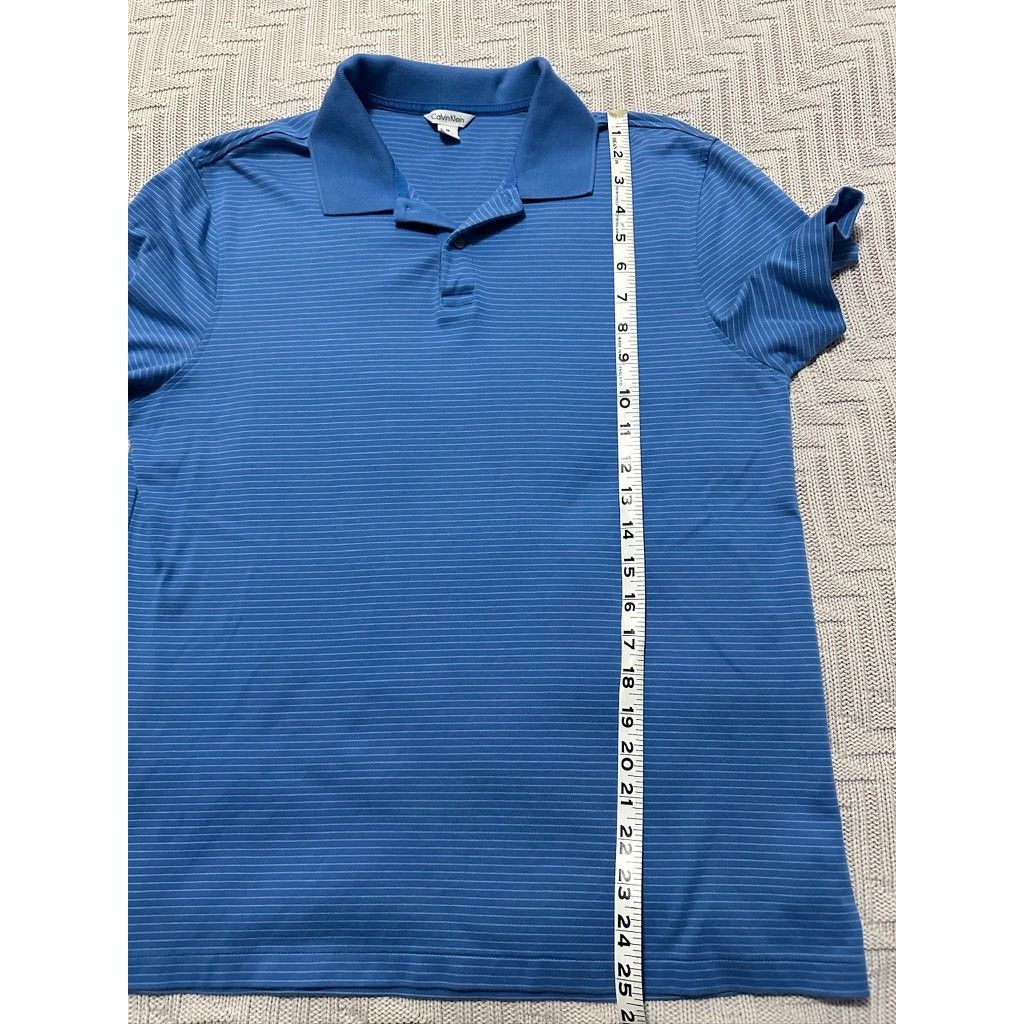 Calvin Klein Calvin Klein blue striped polo size M Size US M / EU 48-50 / 2 - 6 Thumbnail