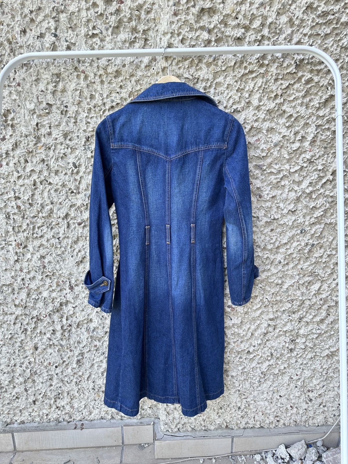 Morgan De Toi Vintage 2000s Morgan denim trench coat Size M / US 6-8 / IT 42-44 - 6 Thumbnail