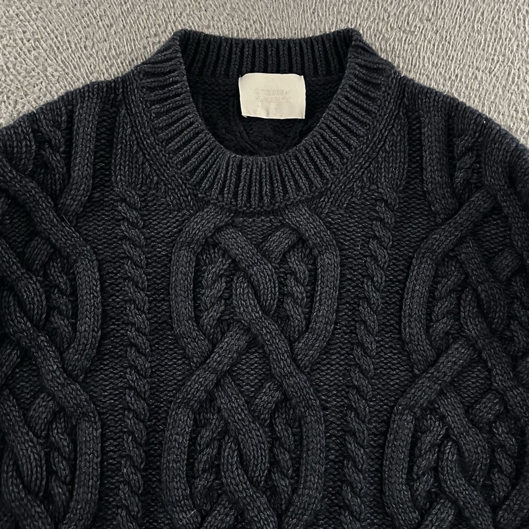 Citizens Of Humanity Citizens Of Humanity Sweater Womens Blue M Wool Blend Cable-Knit Pullover Zola Medium Size M / US 6-8 / IT 42-44 - 2 Thumbnail
