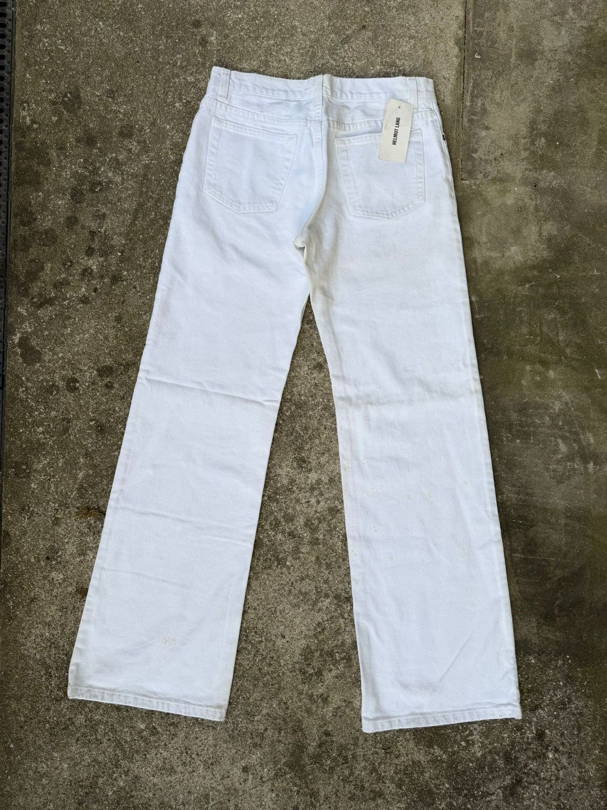 Helmut Lang helmut lang 2003 archive white jeans Size 28" / US 6 / IT 42 - 3 Thumbnail