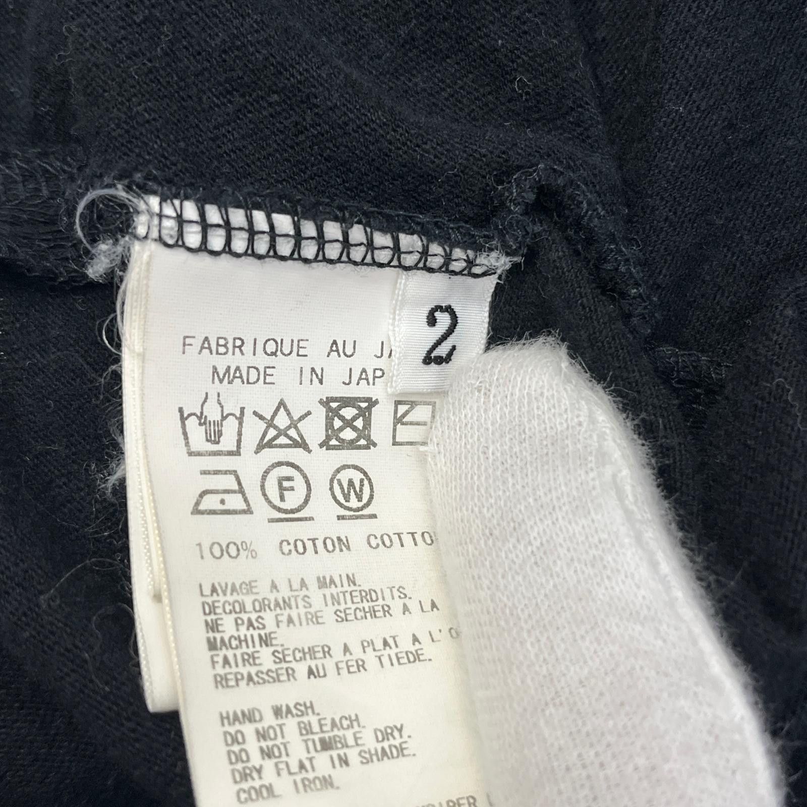Yohji Yamamoto yohji yamamoto pour homme/black/short-sleeved T-shirt Size US M / EU 48-50 / 2 - 3 Thumbnail