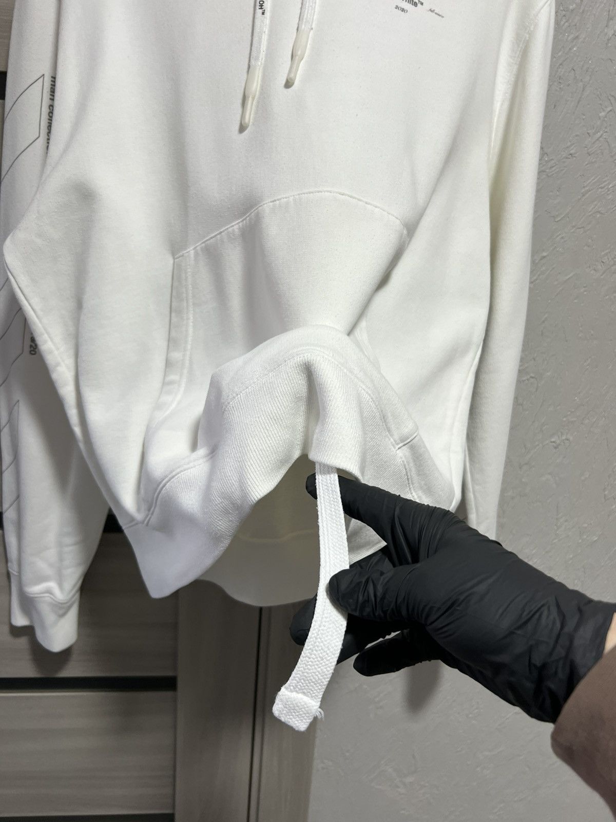 Off-White Off-White Unfinished Arrows Hoodie Vintage White Y2K Size US M / EU 48-50 / 2 - 11 Thumbnail