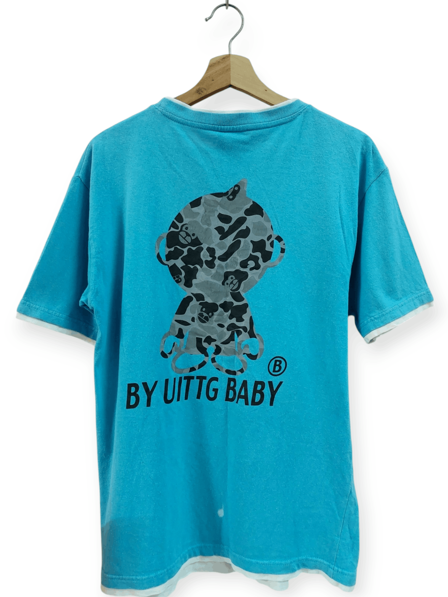 Vintage Uittg Baby Big Ape Logo T-shirt Size US L / EU 52-54 / 3 - 6 Thumbnail