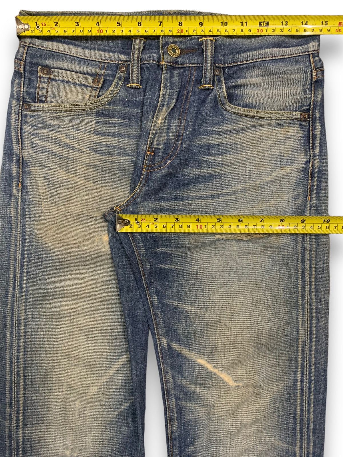 Levi's Vintage Clothing Vintage Y2K Levis 511 Japan Slim Straight Ripped Grunge Jean Size US 29 - 17 Thumbnail