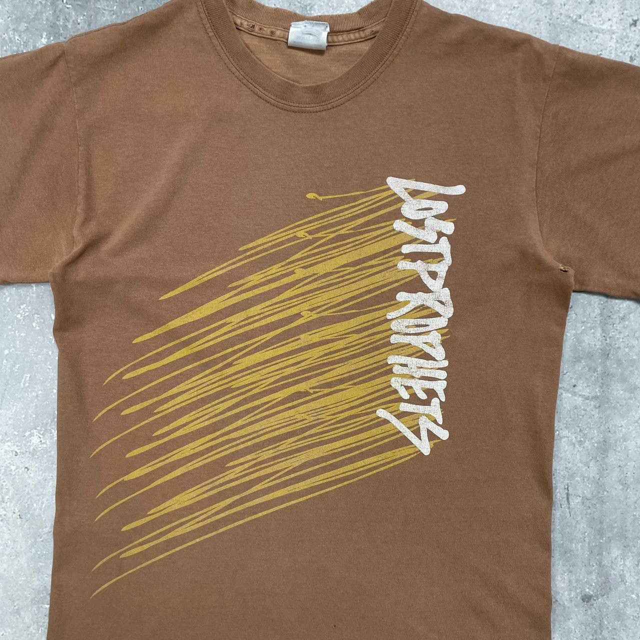 Band Tees Vintage 2000s Lostprophets Metal Band T Shirt Faded Brown Size US S / EU 44-46 / 1 - 2 Thumbnail
