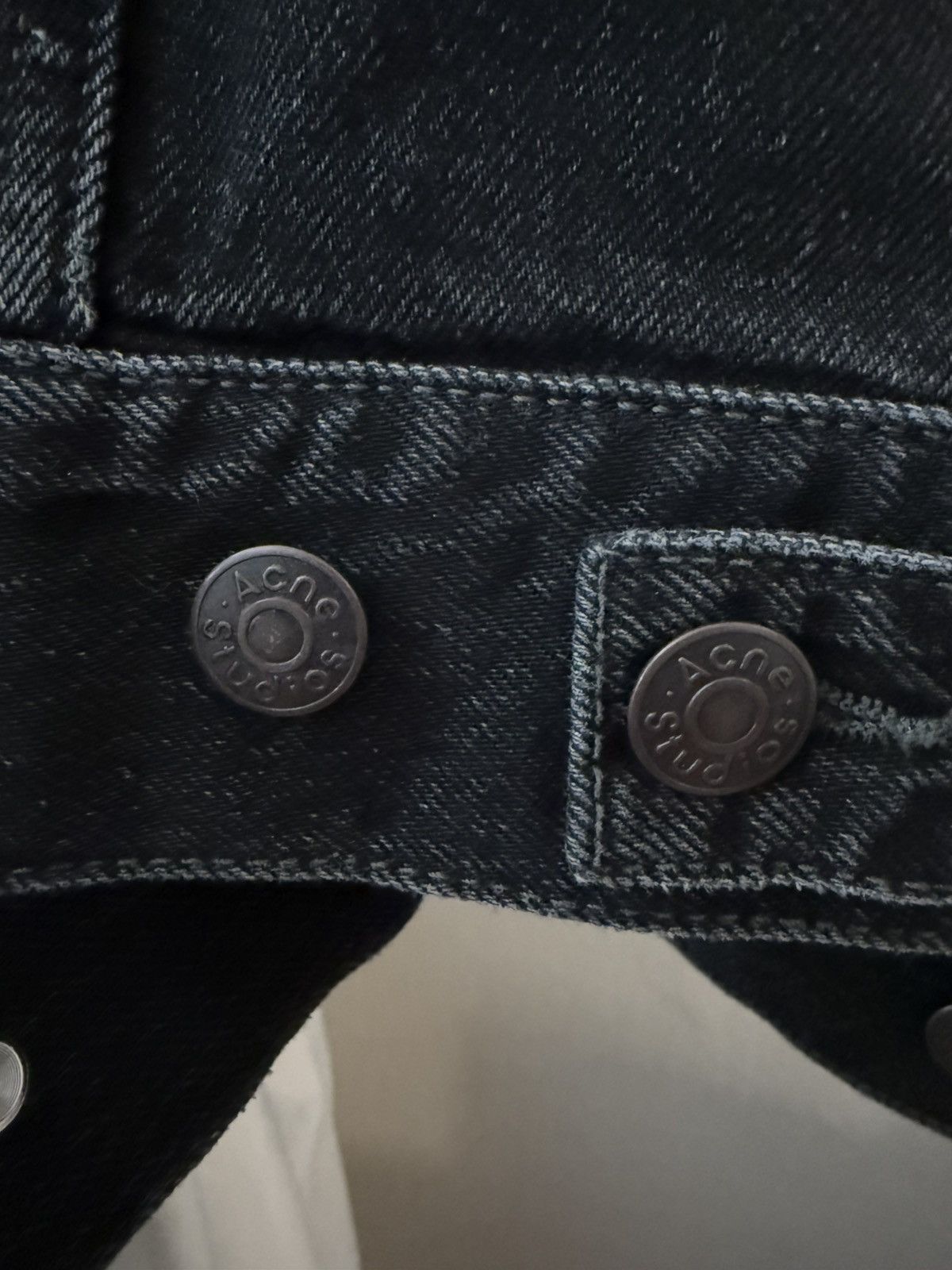 Acne Studios Acne Studios Relaxed Denim Jacket Faded Black Size M Size US M / EU 48-50 / 2 - 10 Thumbnail
