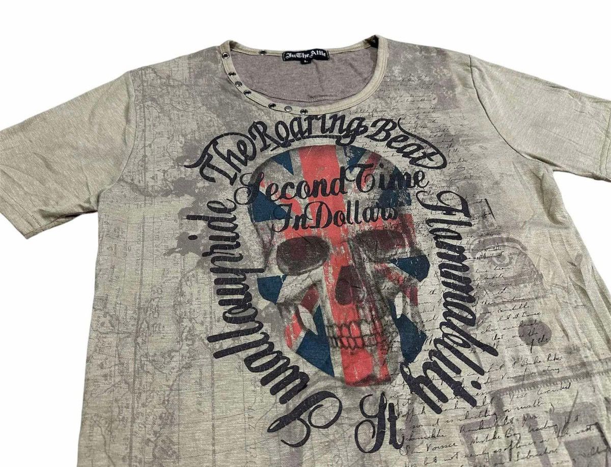 In The Attic × Japanese Brand × Seditionaries 🔥Sick Y2K In The Attic Rivet Double Layer Shirt Goth Punk Size US M / EU 48-50 / 2 - 3 Thumbnail
