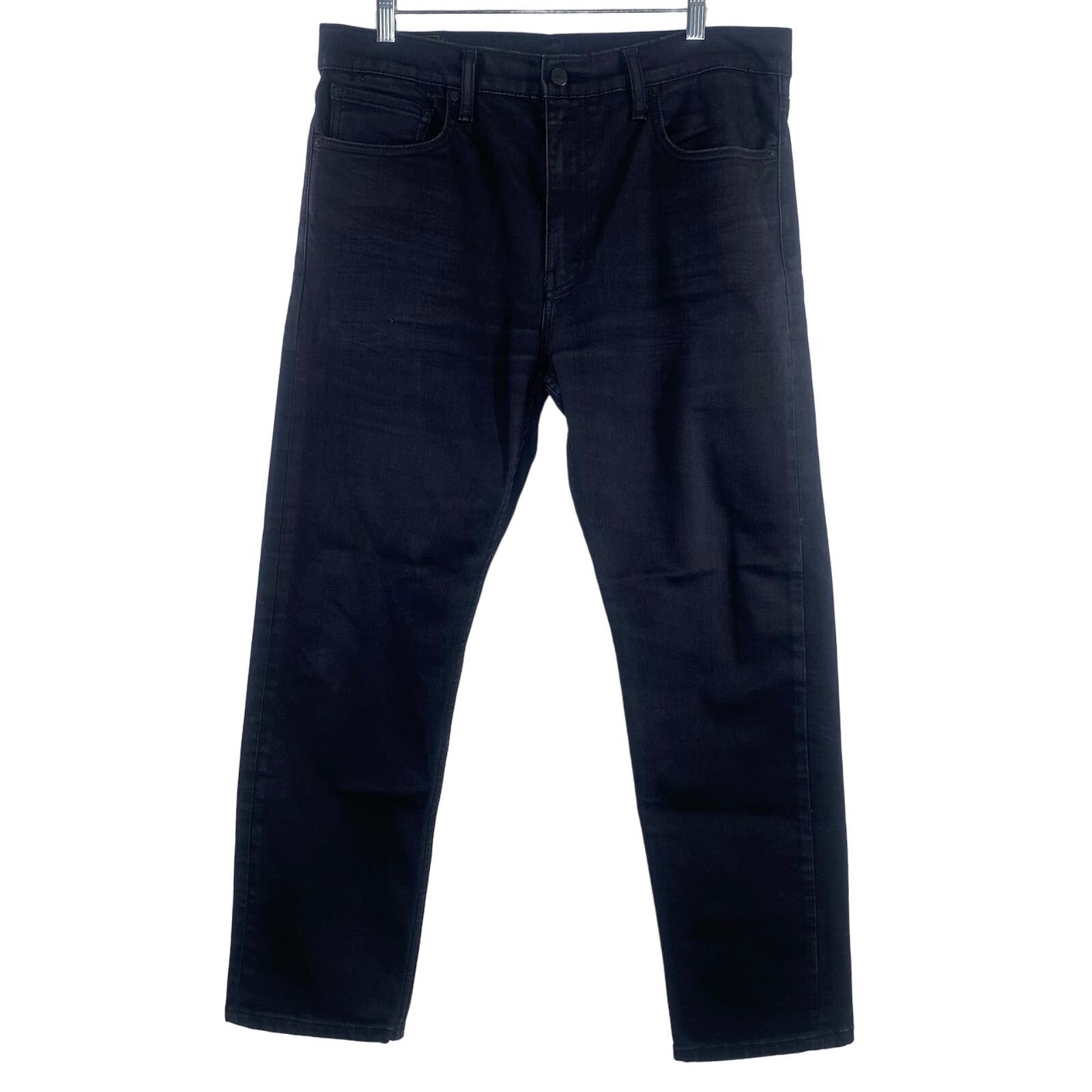 Levi's LEVI’S® 502™ REGULAR TAPER FIT STRETCH JEANS BLACK 36 x 30 Size US 36 / EU 52 - 6 Thumbnail